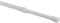 Extendable White Spring Loaded Tension Rod For Nets and Voiles 10-13mm Diameter (60-100cm)