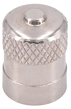 levando Metall-Ventilkappen vernickelt - 20 Stück - Reifenventilkappen für PKW-Reifen, Motorrad, Roller oder Fahrrad, passgenaue Staubschutzkappen aus Metall