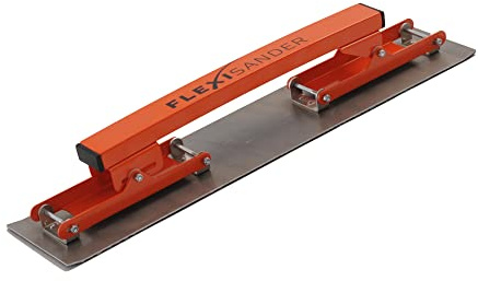Flexibler Füllspachtel Flexisander FFK056111, 560 x 115 mm, zum Auftragen von Spachtelmasse auf gekrümmte und ebene Oberflächen,Karosseriebauer, Schiffbauer, Bauindustrie