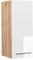 Vicco Armario Colgante Fame-Line, Blanco Alto Brillo/Roble Dorado, 30 cm