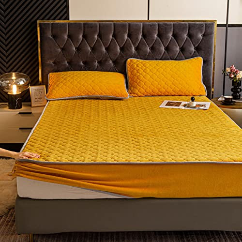 JIANINGHOME Spannbettlaken Cashmere-Feeling Fleece, kuscheliges Spannbetttuch, Kinderbett Couch, Flauschiges Laken gut als Matratzenschoner,120x200+25cm