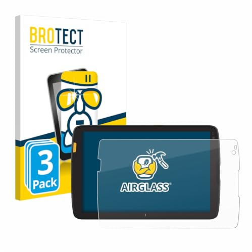 BROTECT Schutzglas für Zebra ET45 8 | 3 Stück Transparenter Displayschutz Made in Germany Schutzfolie Panzer Folie Glas 9H Anti-Fingerprint Einfache Montage Clear