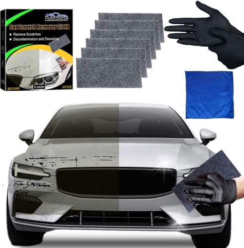 PLATEYTR 27pcs nano flash cloth anti-scratch, tissu pour enlever les rayures de la voiture, nano flash cloth pour réparer les rayures mineures de la peinture, nettoyage de l'entretien de la voiture