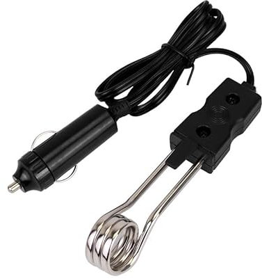 Xingdianfu Auto-Heizung Wasser, 12V Auto LKW Tauchsieder Elektrische Warmwasserbereiter Wasserkocher Camping KFZ