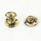 UNDERGROUND PARTS Jones & Grey Regency Solid Brass Oval Bathroom Lock Thumb Turn Handle & Release - Antique Brass