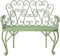 TsoLAY HSF Gartenbank, Terrassenbank, Außenterrasse, Parkbank, Gusseisenbänke, Innenhof, dekorative Bank for Veranda, Garten, Park Nutzung von Parks, Terrassen, Balkonen im Freien