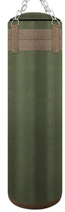 Boxsack Stehend Sandsack aus verdicktem Leder, Wildlederhaken, hängender Boxsack, der Muay Thai-Zug-Boxsandsäcke Tritt Boxsack Erwachsene (Color : 100cm Canvas)