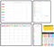 Magnetic Calendar Whiteboard for Fridge 11PCS Set, Family Weekly Planner, A3 Monthly Planner, Daily Meal Planner Board, To Do List, 6 Markers+Eraser, Magnetic Whiteboard Fridge Calendar Board Planner