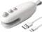 MORNIIE Mini Bag Sealer, Heat Sealer with Cutter, Rechargeable Bag Sealer, Handheld Heat Sealer Machine with Magnetic, Portable Bag Sealer Heat Seal for Keep Food Fresh and Snacks Crispy. White