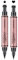 Geflügelter Eyeliner-Stempel,Eyeliner-Stempel Wingliner - 2 Stück The Quick Flick Eyeliner-Stempel,Wasserfester, schweißbeständiger Wing Eye Liner Stempel für alle Augenformen, Star Love Wing Shape