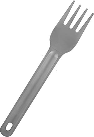 Spork, Titanium Camping Utensils Titanium Spork with Lightweight for Outdoor Camping (Titanium Fork)