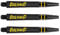 RED DRAGON Luke Humphries Coolhand Nitrotech Dart Schäfte – Schwarz Medium - 1 Satz pro Packung (3 Dartschäfte insgesamt) - Professionelles Dartzubehör
