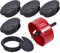5 Pcs Desk Grommet 80mm with 80mm Hole Saw, Cable Grommet, Desk Cable Hole Cover, Desk Cable Grommet, Desk Hole Cover(Black)