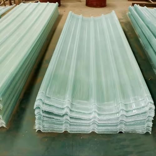 Polycarbonat Wellplatten,Transparent Kurzrollen,UV-Beständige Dachplatten,Regendichte Tageslichtplatten,Isolierende Wandblech Dachbleche,für Carport-Gewächshäuser,1mm dick, 3/6/9/12 Stk(9 Pcs,0.9x1.6m
