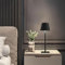 TUTTO X TUTTI Lampada da Tavolo LED Ricaricabile Senza Fili, 3 Temperature Colore Dimmerabile, IP54 Impermeabile, Touch Control, Disegn Moderno, Per Interni/Esterni, Soggiorno, Ufficio, Bar (NERO)