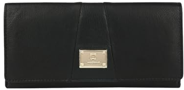 Laura Biagiotti Damen Geldbörse aus Echtem Leder, Geräumig mit Geschenkbox