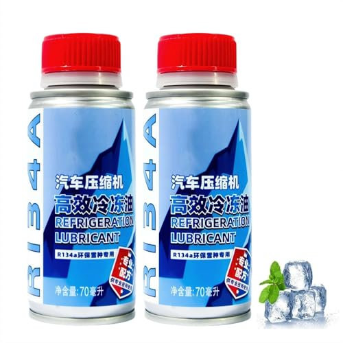 Kit de remplissage de compresseur de conditionnement R134a de 70 ml d'huile de réfrigération, de conditionnement d'huile pour voiture