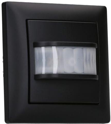 Busch-Jaeger 64761 UJ-915 Busch-Wächter 180 Basic-Sensor | und Relais-Einsatz flex Komplettset Schwarz matt Busch-balance SI 2CKA006800A3226