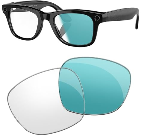 HiCycle2 Lentes fotocromáticos de repuesto para gafas de sol Ray-Ban Meta Wayfarer RW4006 de 50 mm, sin polarización