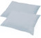 aqua-textil Classic Line Kissenbezug 2er-Set 40 x 80 cm Silber grau Baumwolle Kissen Bezug Reißverschluss Jersey Kissenhülle