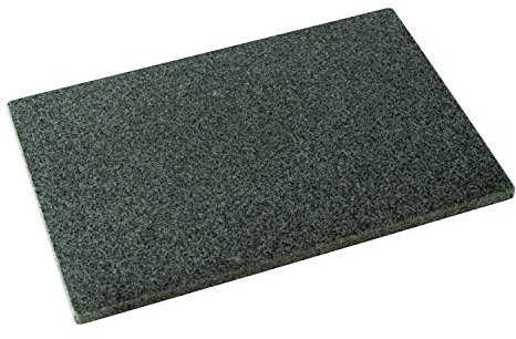 DiConcetto Tabla de Cortar de Granito, Placa de Piedra, Bandeja para Servir, 30 x 20 x 1, Padang