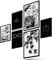 BLCKART Infinity Premium Poster Set COCO Floral Edle Doppelseitige Bilder Schlafzimmer Deko | 2x A3 | 4x A4 (COCO FLORAL BLACK & WHITE | 6er, Ohne Rahmen)