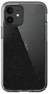 Speck Products Presidio Perfect Clear w/Glitter : Clear / Gold Glitter iPhone 12 Mini