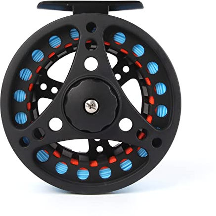 ANGLER DREAM Vorgeladen (1/2WT 3/4WT 5/6WT 7/8WT) Fliegenrolle mit Schnur Combo Aluminiumlegierung Große Dorn Fliegenfischrollen Gewicht Vorwärts Fliegenschnur mit geflochtener Rückseite, konisches