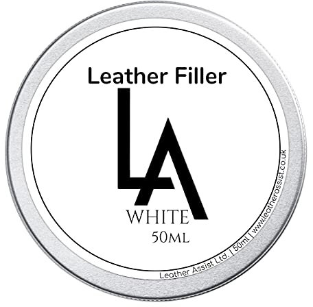 Leather Assist Mastic de réparation pour cuir - Remplissage des fissures - Pour le remplissage des trous, les rayures, les éraflures - 50 ml