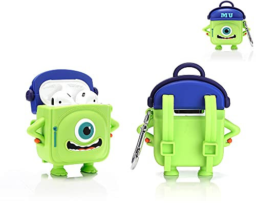 Derhom - Custodia Protettiva in Silicone per Airpods Apple 1 e 2 [Borsa Serie] (Mike)