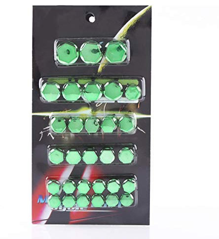 aqxreight - Covers, 30Pcs Motorrad Motorrad Schraube Mutter Cover Dekoration(Grün)