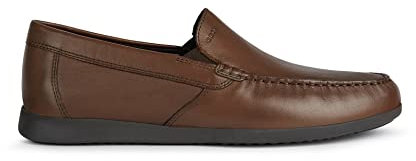 Geox Herren U-sile Mokassins, Lt Brown, 43 EU