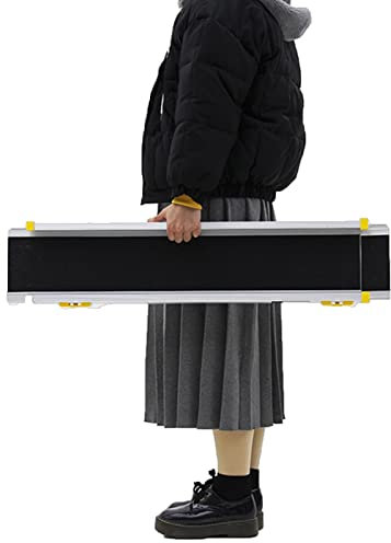 Schwellenrampe Tragbare Rampe mit Rutschfester Oberfläche, Sicherheit Dauerhafte Schwellenleiste für Haus/Rasenmäher/Elektrostuhl/Rollstuhl, Last 661lbs (Size : 120cm x 15cm)