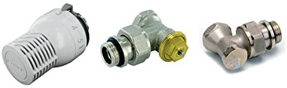 COMAP Kit thermostatique SENSITY équerre 3/8JT - Inclus tête thermostatique Sensity M30 + corps thermostatique Kv réglable + raccord de réglage - RK8584231