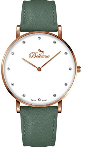 Bellevue Damen Analog-Digital Automatic Uhr mit Armband S0367548