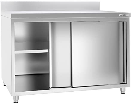 GGM Gastro Arbeitsschrank PREMIUM 1400x600mm mit Schiebetür