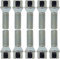 10 Radschrauben Radbolzen Kegelbund silber M12x1,5 35mm