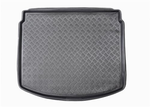 M MOTOS Tapetes de PE para maletero apata para Volkswagen touran II 2010-2015 Mejore la comodidad de su viaje con la resistente alfombrilla para el maletero del coche, que protege contra la suciedad y