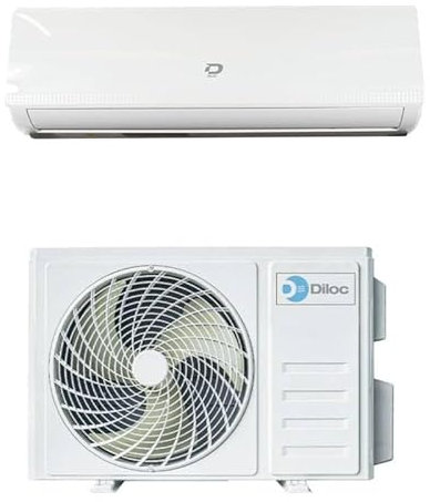 Condizionatore Climatizzatore Diloc Dune 12000 BTU inverter monosplit in R32 D.DUNE112 in A+++ (A++/A+) Wifi integrato