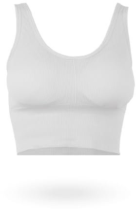 hemmy Komfort Sport BH - breites Unterbrustband und Push Up Effekt - Wohlfühl BH Bralette - ohne Bügel, ohne Clips - Yoga Bra Top