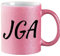 huuraa Glitzerbecher JGA Junggesellenabschied Geschenk Kaffeebecher Pink 330ml JGA Mitbringsel