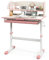 RELAX4LIFE Scrivania Regolabile in Altezza per Studenti con Piano Inclinabile, Righello, Scaffale e Cassetto, Scrivania Multifunzione per Casa e Scuola, Tavolo da Studio per Bambini (ROSA)