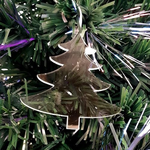 Weihnachtsbaumschmuck, Violett, Standard, 7 cm, 10 Stück