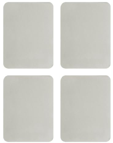 sourcing map 4Pcs Iron on Patches for Clothing Repair, Mending Fabric Repair Patch Cotton for Clothes Pants Bags, 5x4 Inch Gray