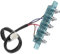 NUOBESTY Interruptor de campana de alcance interruptor de teclado de campana extractora reemplazo del pulsador de la campana extractora el plastico Negro