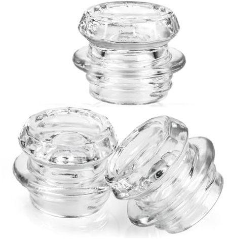 Lonrtesw Coffee Percolator Glass Top Replacement-Glass Percolator Top for, Percolators and More 3Pack