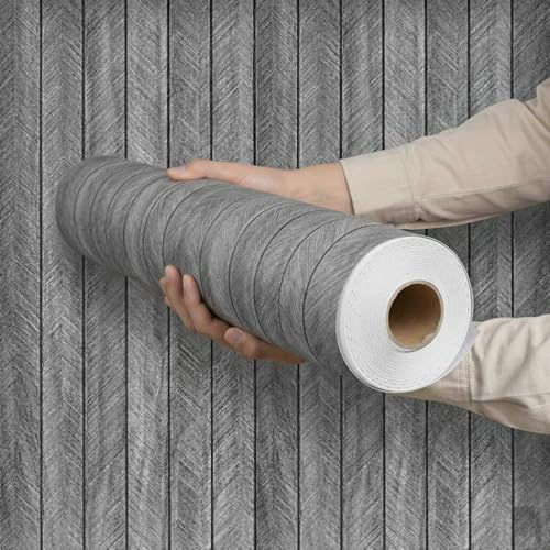 ANBILILA Papier Peint Autocollant 3D Effet Bois,Texture Grain de Bois,40x300cm,Pour Salon,Chambre,Cuisine,Salle de Bain,Rénovation de Meubles,Placard,Bureau,Revêtement Mural