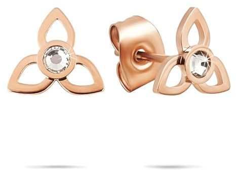 Tamaris Ohrstecker für Damen, Damen Ohrschmuck wasserfest aus Edelstahl