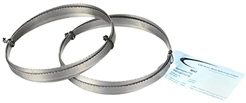 SMI SET di 2 lame per sega a nastro in metallo, bimetalliche M42 dimensioni 1440 x 13 x 0,65 mm 10/14 dpp adatte ad es. Femi NG120 XL, ABS NG 120, 784 XL, 784, Berg & Schmid TBS 102, Nebes TM 176 MI