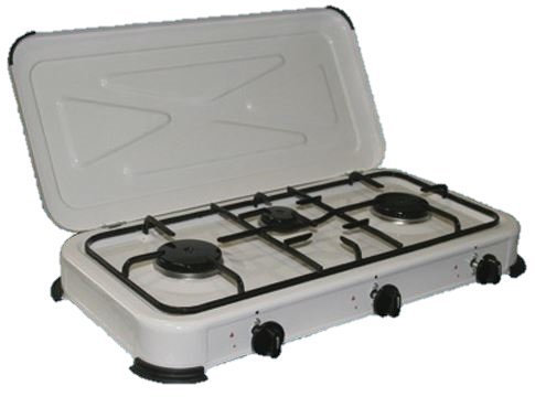 Gaskocher 3 flammig 56 x 29 x 11 cm